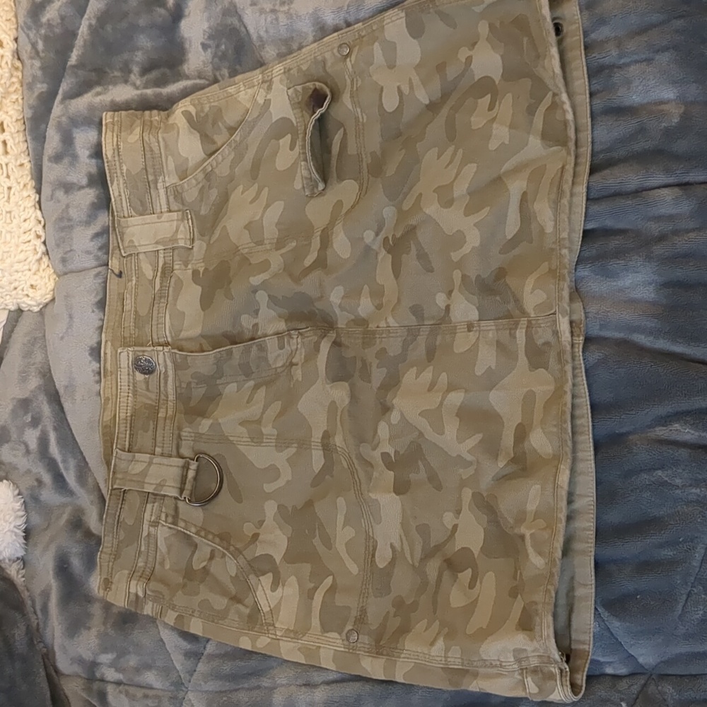 ✨Camo design Cargo skirt with pockets